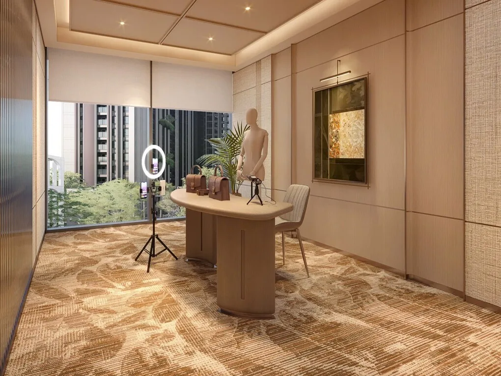 Khu vực Creative Studio phục vụ sáng tạo nội dung tại Imperia Sensa Park